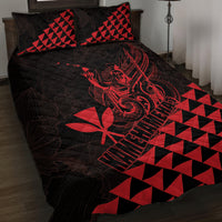 King Kamehameha Day Quilt Bed Set Kakau Polynesian Pattern