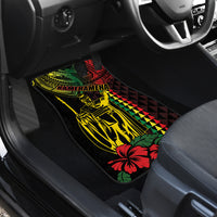 King Kamehameha Day Car Mats Hawaii Kakau Reggae