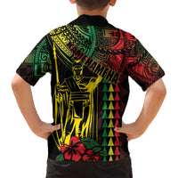 King Kamehameha Day Hawaiian Shirt Hawaii Kakau Reggae LT01 - Polynesian Pride