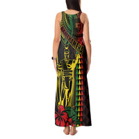 King Kamehameha Day Tank Maxi Dress Hawaii Kakau Reggae LT01 - Polynesian Pride