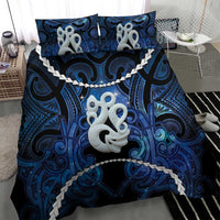 Maori Matariki Manaia Bedding Set Maori Kowhaiwhai Pattern Galaxy