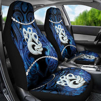 Maori Matariki Manaia Car Seat Cover Maori Kowhaiwhai Pattern Galaxy LT01 - Polynesian Pride