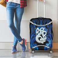 Maori Matariki Manaia Luggage Cover Maori Kowhaiwhai Pattern Galaxy