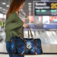 Maori Matariki Manaia Travel Bag Maori Kowhaiwhai Pattern Galaxy