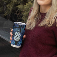 Personalized Maori Matariki Manaia Tumbler Cup Maori Kowhaiwhai Pattern Galaxy
