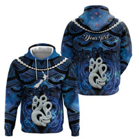 Personalized Maori Matariki Manaia Zip Hoodie Maori Kowhaiwhai Pattern Galaxy LT01 - Polynesian Pride