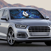 Maori Matariki Hei Matau Auto Sun Shade Maori Kowhaiwhai Pattern Galaxy