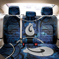 Maori Matariki Hei Matau Back Car Seat Cover Maori Kowhaiwhai Pattern Galaxy