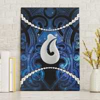 Maori Matariki Hei Matau Canvas Wall Art Maori Kowhaiwhai Pattern Galaxy