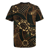 Indonesian Batik Pattern Vintage Brown Rugby Jersey