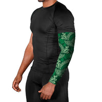 Forest Green Monstera Arm Sleeves Polynesian Tribal Pattern LT01 - Polynesian Pride