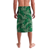 Forest Green Monstera Lavalava Polynesian Tribal Pattern LT01 - Polynesian Pride