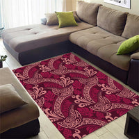 Sweet Pink Monstera Area Rug Polynesian Tribal Pattern LT01 - Polynesian Pride