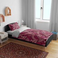 Sweet Pink Monstera Bedding Set Polynesian Tribal Pattern - Polynesian Pride