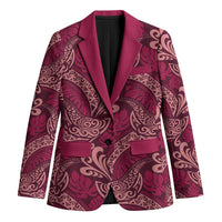 Sweet Pink Monstera Blazer Polynesian Tribal Pattern LT01 Unisex Pink - Polynesian Pride