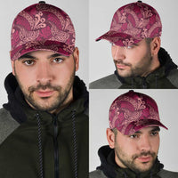 Sweet Pink Monstera Classic Cap Polynesian Tribal Pattern LT01 - Polynesian Pride