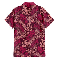 Sweet Pink Monstera Hawaiian Shirt Polynesian Tribal Pattern LT01 - Polynesian Pride