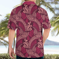 Sweet Pink Monstera Hawaiian Shirt Polynesian Tribal Pattern LT01 - Polynesian Pride