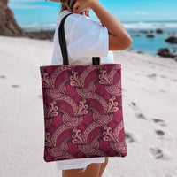 Sweet Pink Monstera Tote Bag Polynesian Tribal Pattern LT01 - Polynesian Pride