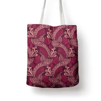 Sweet Pink Monstera Tote Bag Polynesian Tribal Pattern LT01 - Polynesian Pride