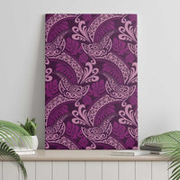 Royal Purple Monstera Canvas Wall Art Polynesian Tribal Pattern LT01 - Polynesian Pride