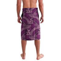 Royal Purple Monstera Lavalava Polynesian Tribal Pattern LT01 - Polynesian Pride