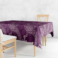 Royal Purple Monstera Tablecloth Polynesian Tribal Pattern LT01 - Polynesian Pride