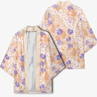 Anthurium Plumeria Lei Pastel Kimono Orange Hawaiian Splendid Palaka