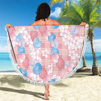 Anthurium Plumeria Lei Pastel Beach Blanket Pink Hawaiian Splendid Palaka