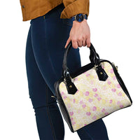 Anthurium Plumeria Lei Pastel Shoulder Handbag Yellow Hawaiian Splendid Palaka