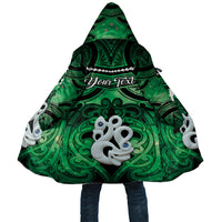Personalised Maori Matariki Manaia Kakariki Cloak Maori Kowhaiwhai Pattern Galaxy LT01 Unisex Green - Polynesian Pride
