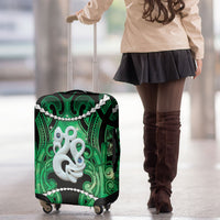 Maori Matariki Manaia Kakariki Luggage Cover Maori Kowhaiwhai Pattern Galaxy