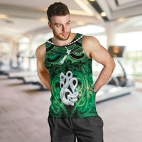 Personalised Maori Matariki Manaia Kakariki Men Tank Top Maori Kowhaiwhai Pattern Galaxy