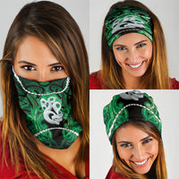 Maori Matariki Manaia Kakariki Neck Gaiter Maori Kowhaiwhai Pattern Galaxy LT01 - Polynesian Pride