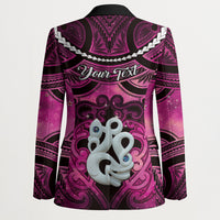 Personalised Maori Matariki Manaia Mawhero Blazer Maori Kowhaiwhai Pattern Galaxy LT01 - Polynesian Pride