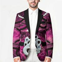 Personalised Maori Matariki Manaia Mawhero Blazer Maori Kowhaiwhai Pattern Galaxy LT01 - Polynesian Pride