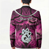 Personalised Maori Matariki Manaia Mawhero Blazer Maori Kowhaiwhai Pattern Galaxy LT01 - Polynesian Pride