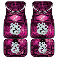 Personalised Maori Matariki Manaia Mawhero Car Mats Maori Kowhaiwhai Pattern Galaxy