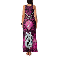 Personalised Maori Matariki Manaia Mawhero Family Matching Tank Maxi Dress and Hawaiian Shirt Maori Kowhaiwhai Pattern Galaxy
