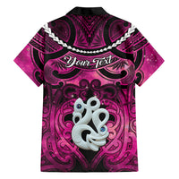 Personalised Maori Matariki Manaia Mawhero Hawaiian Shirt Maori Kowhaiwhai Pattern Galaxy LT01 - Polynesian Pride