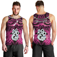 Personalised Maori Matariki Manaia Mawhero Men Tank Top Maori Kowhaiwhai Pattern Galaxy