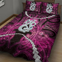 Maori Matariki Manaia Mawhero Quilt Bed Set Maori Kowhaiwhai Pattern Galaxy LT01 - Polynesian Pride
