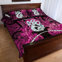 Maori Matariki Manaia Mawhero Quilt Bed Set Maori Kowhaiwhai Pattern Galaxy LT01 - Polynesian Pride