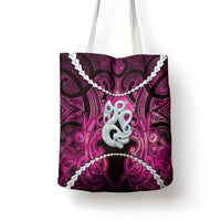 Maori Matariki Manaia Mawhero Tote Bag Maori Kowhaiwhai Pattern Galaxy