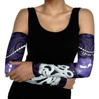 Personalised Maori Matariki Manaia Waiporoporo Arm Sleeves Maori Kowhaiwhai Pattern Galaxy
