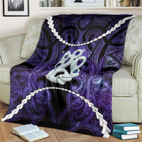 Maori Matariki Manaia Waiporoporo Blanket Maori Kowhaiwhai Pattern Galaxy LT01 - Polynesian Pride