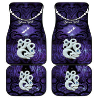 Personalised Maori Matariki Manaia Waiporoporo Car Mats Maori Kowhaiwhai Pattern Galaxy