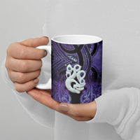 Personalised Maori Matariki Manaia Waiporoporo Ceramic Mug Maori Kowhaiwhai Pattern Galaxy