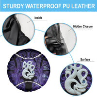 Maori Matariki Manaia Waiporoporo Spare Tire Cover Maori Kowhaiwhai Pattern Galaxy LT01 - Polynesian Pride