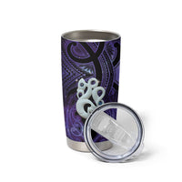 Personalised Maori Matariki Manaia Waiporoporo Tumbler Cup Maori Kowhaiwhai Pattern Galaxy